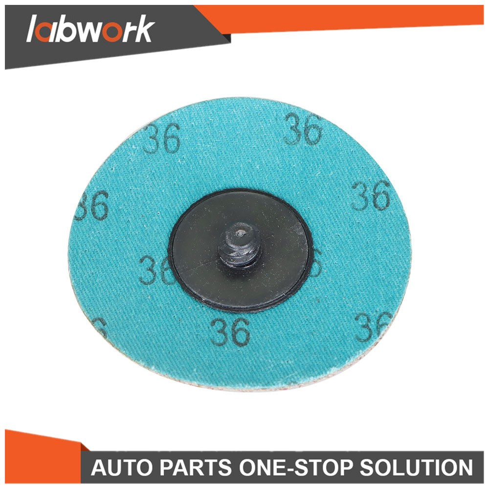 Labwork Aluminum Oxide Roll Lock Grinder Sanding Grinding Disc 25Pcs 3" 36 Grit