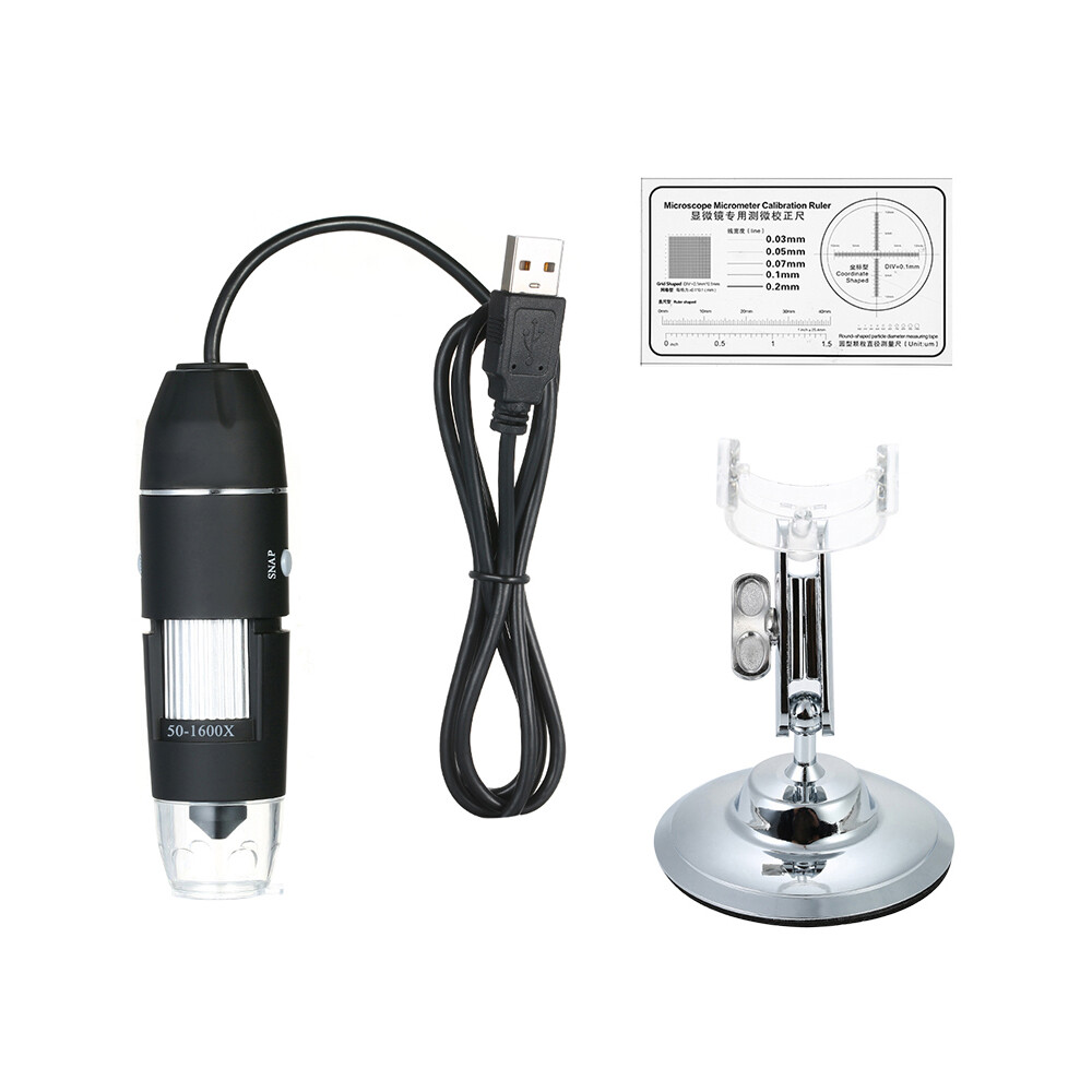 Manual Adjustment 1600X Magnification USB Digital Microscope Magnifier A6P1