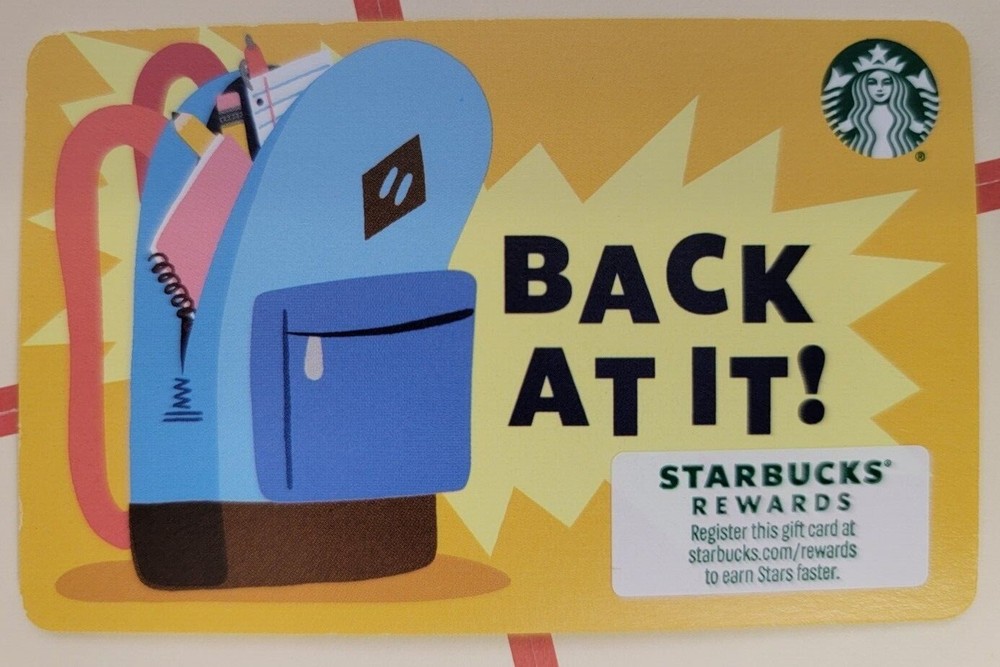 Starbucks Card 6204 - Back At It 2022