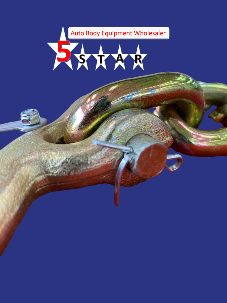 SET#31 AUTO BODY FRAME MACHINE PULLING CHAIN 11 FEET LONG HEAVY DUTY