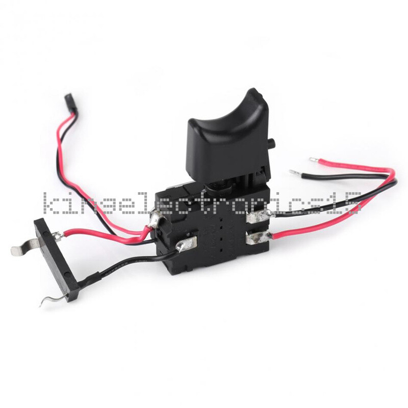 7.2-24V 16A Electric Cordless Drill Trigger Switch Push Button With Small Light