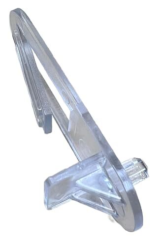Shelf Support Clips Locking 5mm peg Choose Your Shelf Thickness 1/2" 5/8" 3/4...