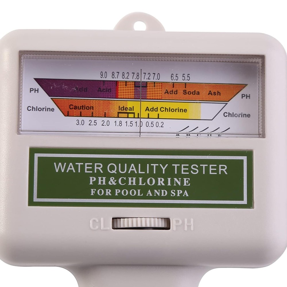 CL/CO₂ Digital Reader – 2-in-1 Water Tester, Portable Pool & Spa Tool