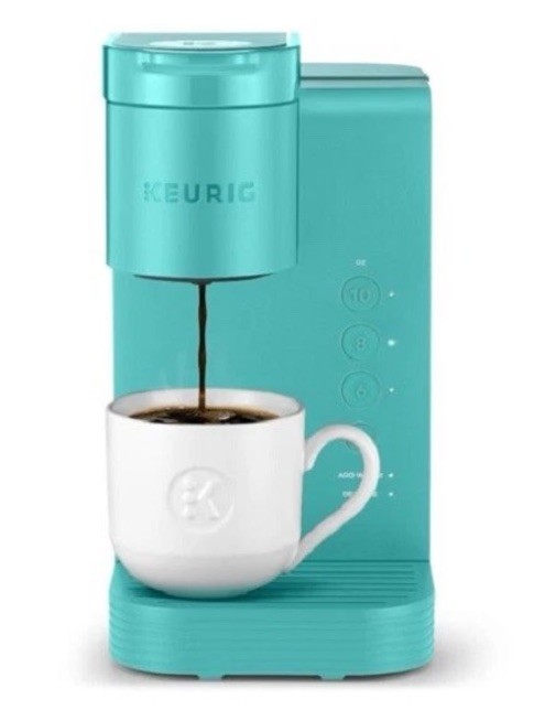 Keurig K-Express Single Coffee Maker, Tropical Blue - Simple Button Controls New