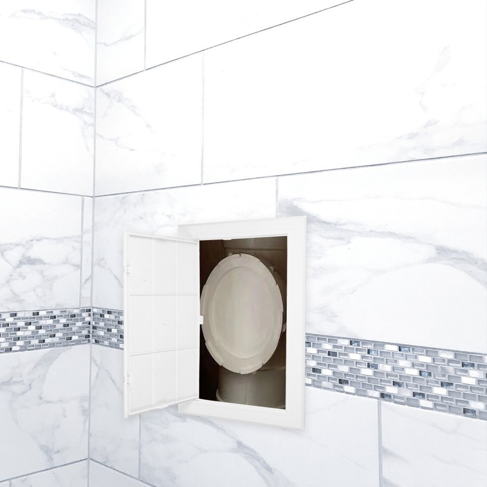 Wall Access Panel For Drywall Ceiling With White ABS Decorative Cover