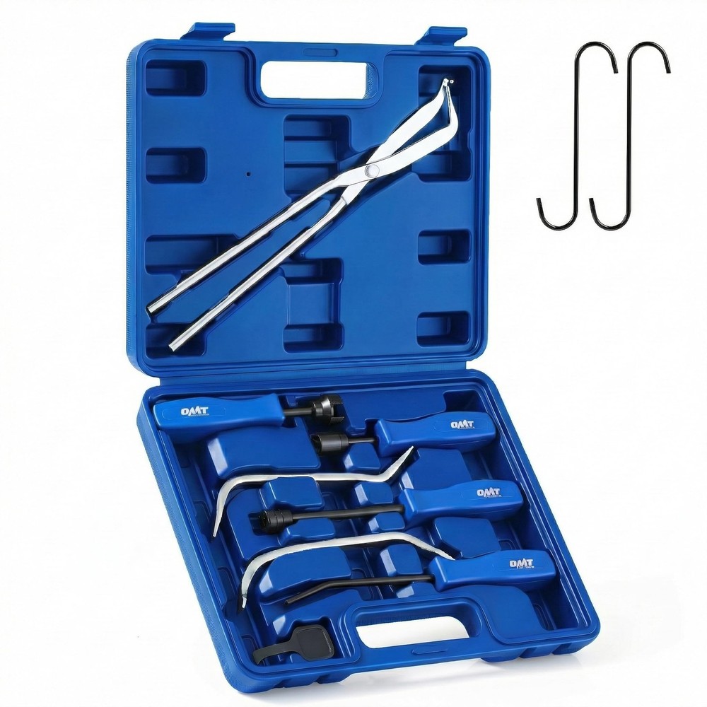 Drum Brake Tool Kit 10pc with Spring Spoon Set Orion Motor Tech Compressor