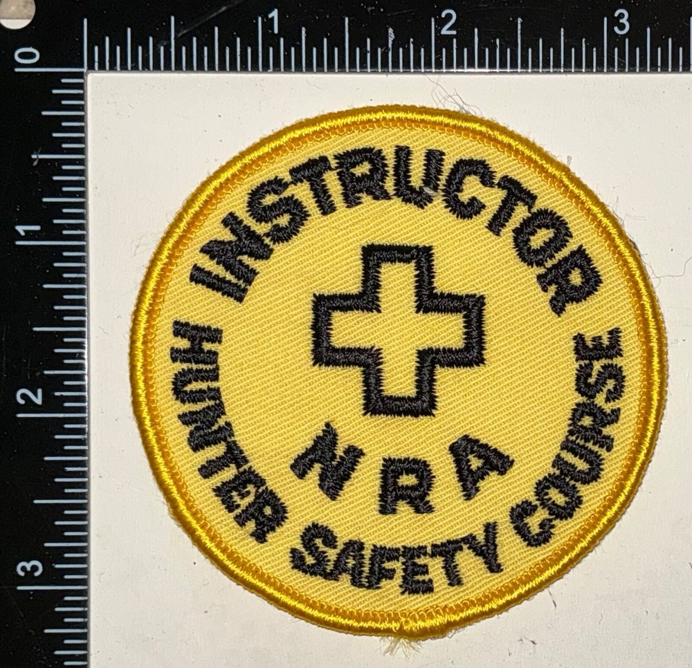 VINTAGE NRA National Rifle Association Instructor Hunter Safety Course Patch