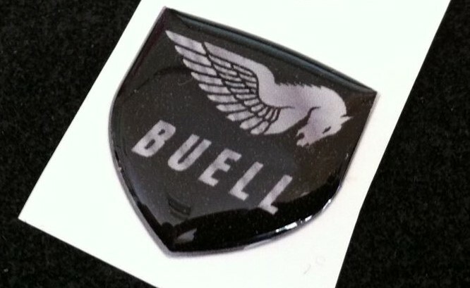 1 Sticker BUELL 3D Raised Emblem 30 Mm