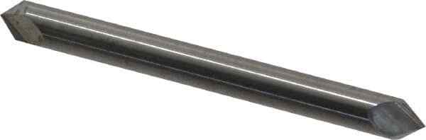 Accupro 3/16" Cutter Head Diam, 3/16" Shank, 2 Flute Double End Solid Carbide...