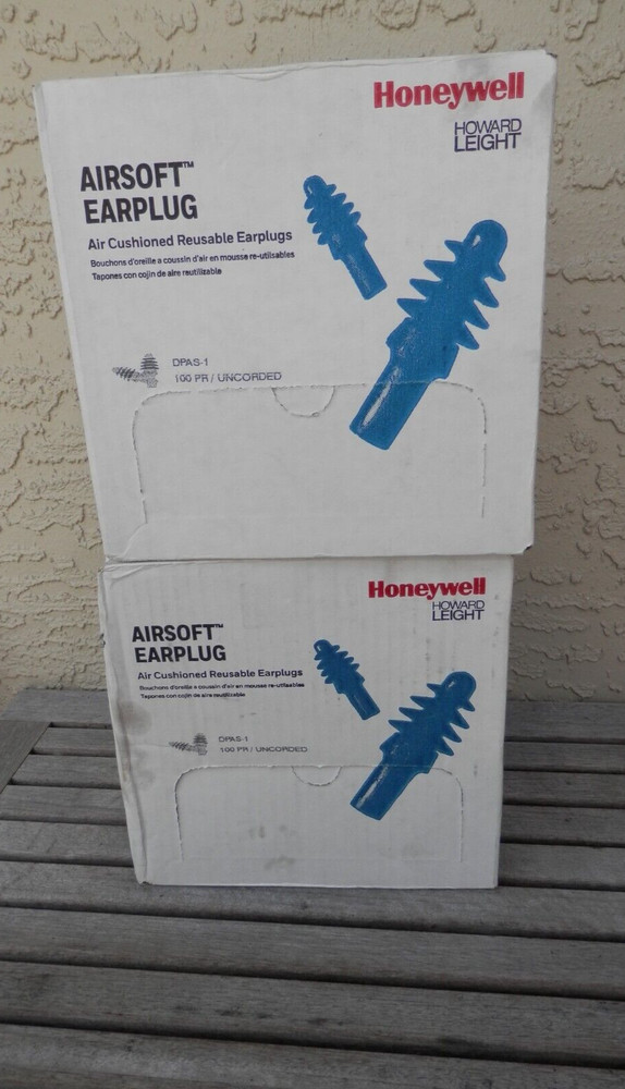 Howard Leight AirSoft Earplugs DPAS 1 Uncorded 2 boxes plus Free Shipping