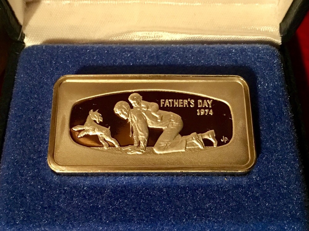 Happy Father’s Day Gift - Franklin Mint  Silver Bar