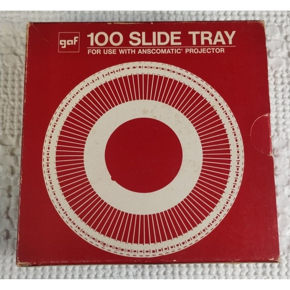 Gaf Grey 100 Slide Tray Projector/Screening SKU 2668