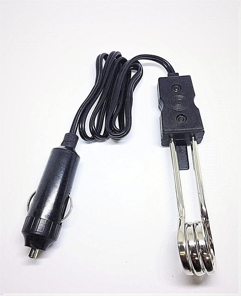 120W Copper Travel Water Heater Portable Car 12V Immersion Water Coffee Boiler