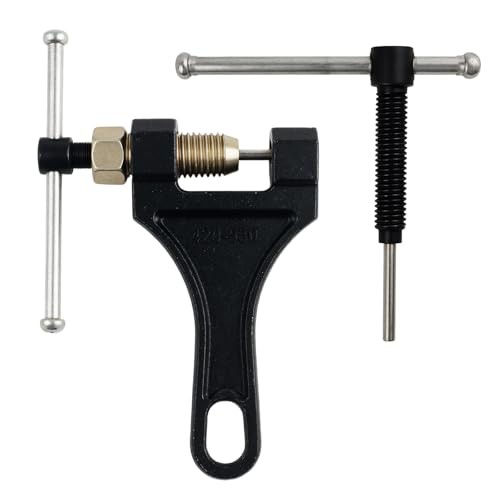 Motorcycle Chain Breaker Tool with Replacement Thimble,Durable Motorcycle