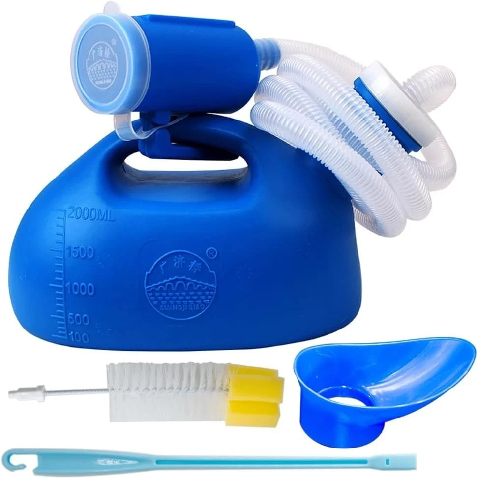 Durable Reusable Urinal with Long Hose: Perfect for Elderly & Bedridden Patients