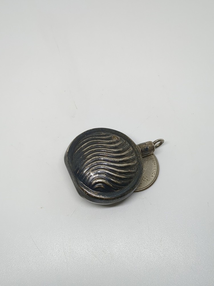 Vintage Sterling Silver 925 Textured Perfume Bottle