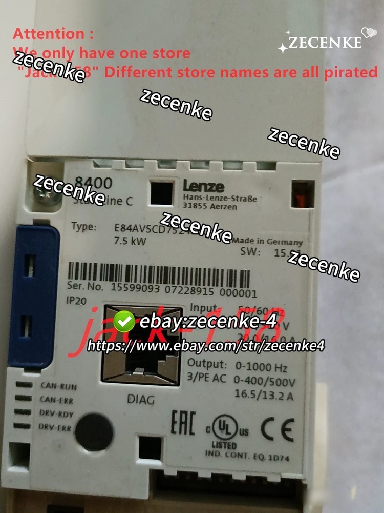 E84AVSCD7524SB0 BY DHL OR Fedex