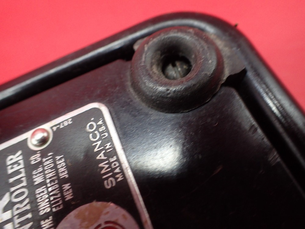 Vintage Singer Bakelite 196131 Foot Controller Tested #80