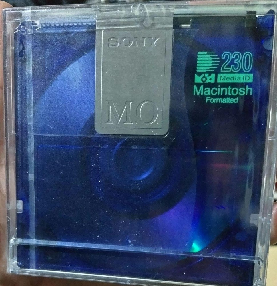 Sony MO 230MB 2 Pack Macintosh Format Optical Discs Unused