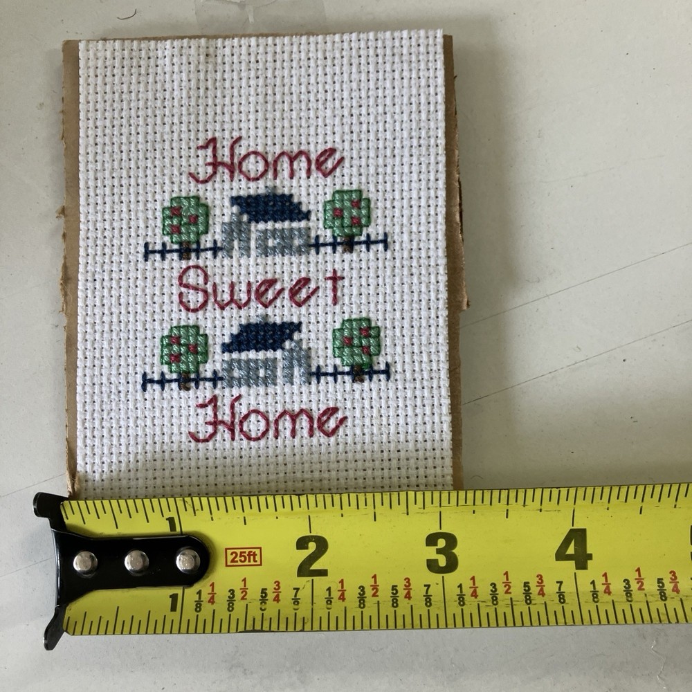 cross stitch completed finished hand made