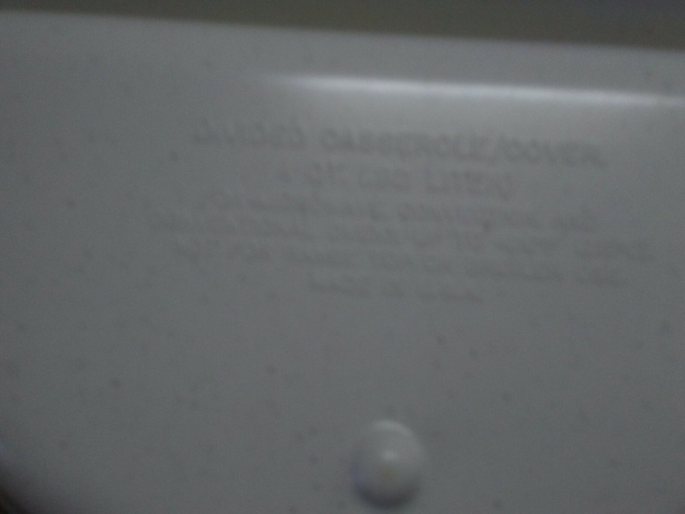 Revere ware microwave ovenware