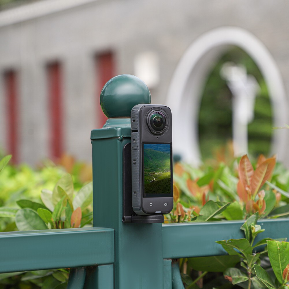 For Insta360 X4 Magnetic Adjustable Angle Base Camera Handle Scene Stand Black