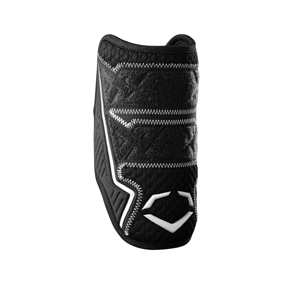EvoShield Pro-SRZ 2.0 Batter's Double Strap Elbow Guard - Black, Large, Black