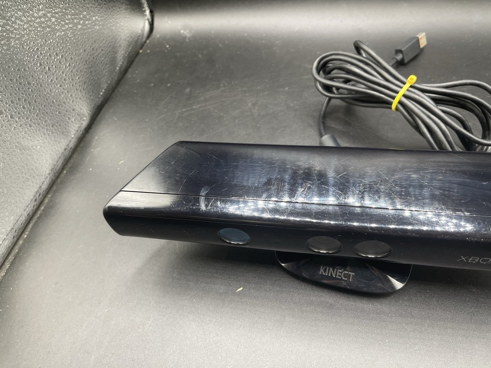 Microsoft Xbox 360 Kinect Sensor Camera Black Tested & Working