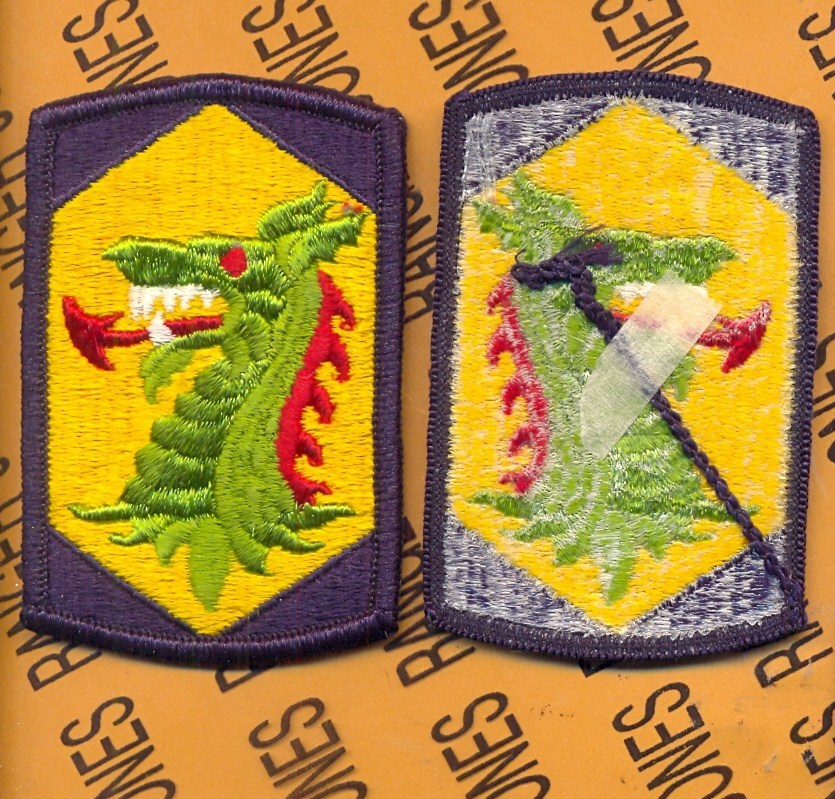 404th Chemical Brigade 3" SSI shoulder patch m/e