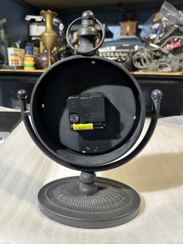 table clock vintage art deco