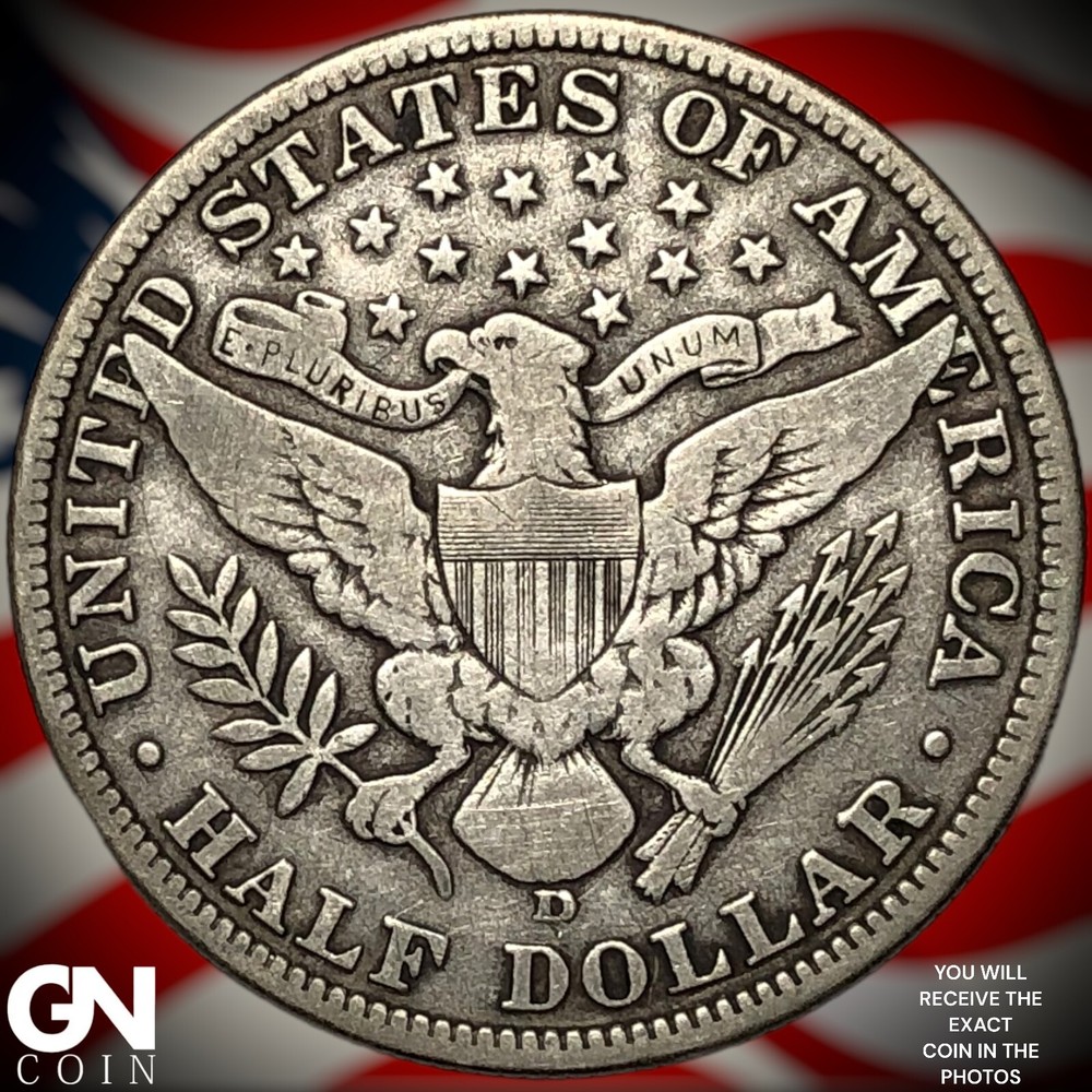 1911 D Barber Half Dollar Y2934