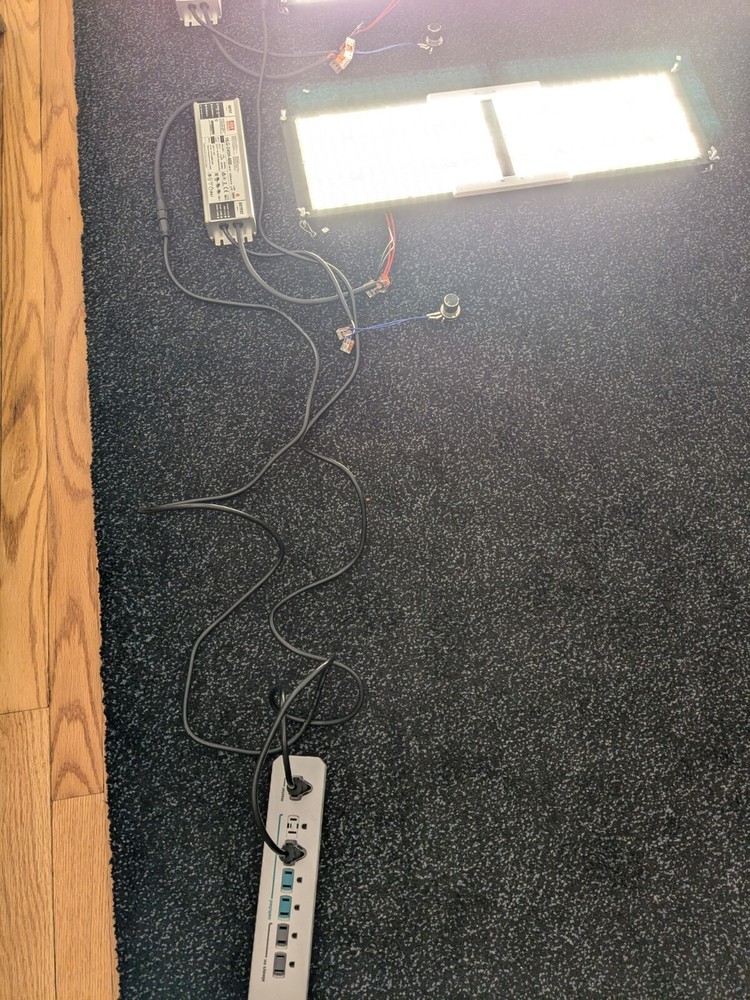 Light Panel Samsung LM301H HLG-240H-48B. Brightness Control