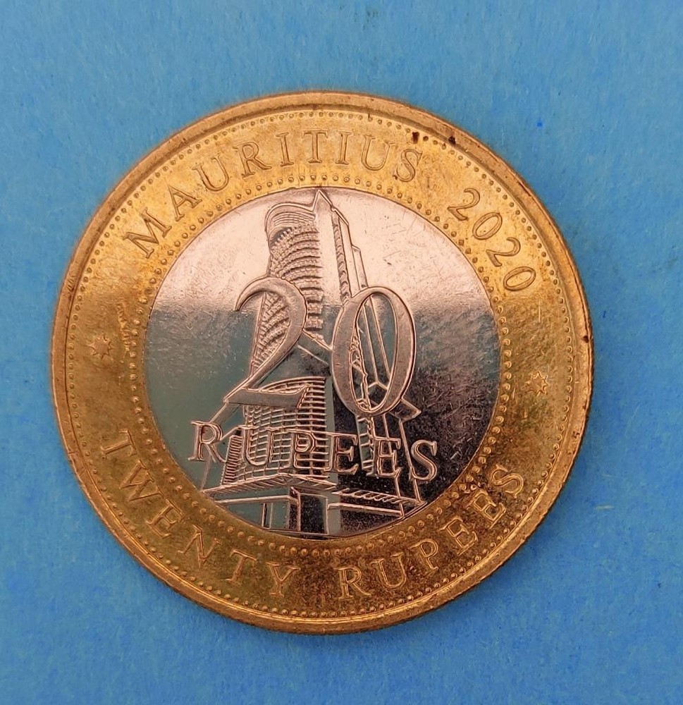 MAURITIUS 20 RUPEES 2020 ⭐️ KM# 66