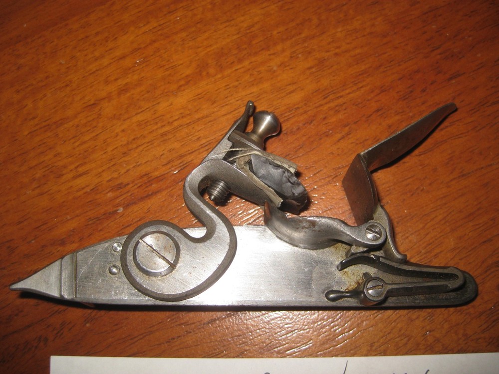 Dixie Gun Works Flintlock Lock, NEW,  Muzzleloader Black Powder, 5 3/4" x 1"