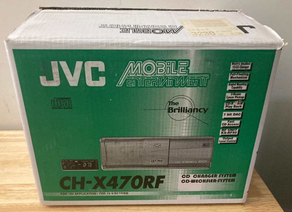 JVC CH-X470RF 12 Disc CD Changer (New Open Box)