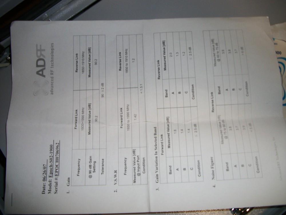 ADVANCED RF TECHNOLOGIES EPOCH-S02 VERY NICE UNIT LOOK