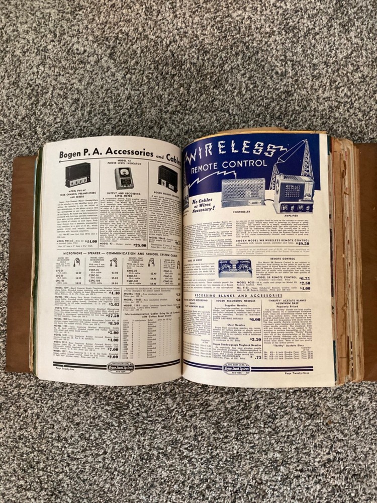 Vintage ephemora
