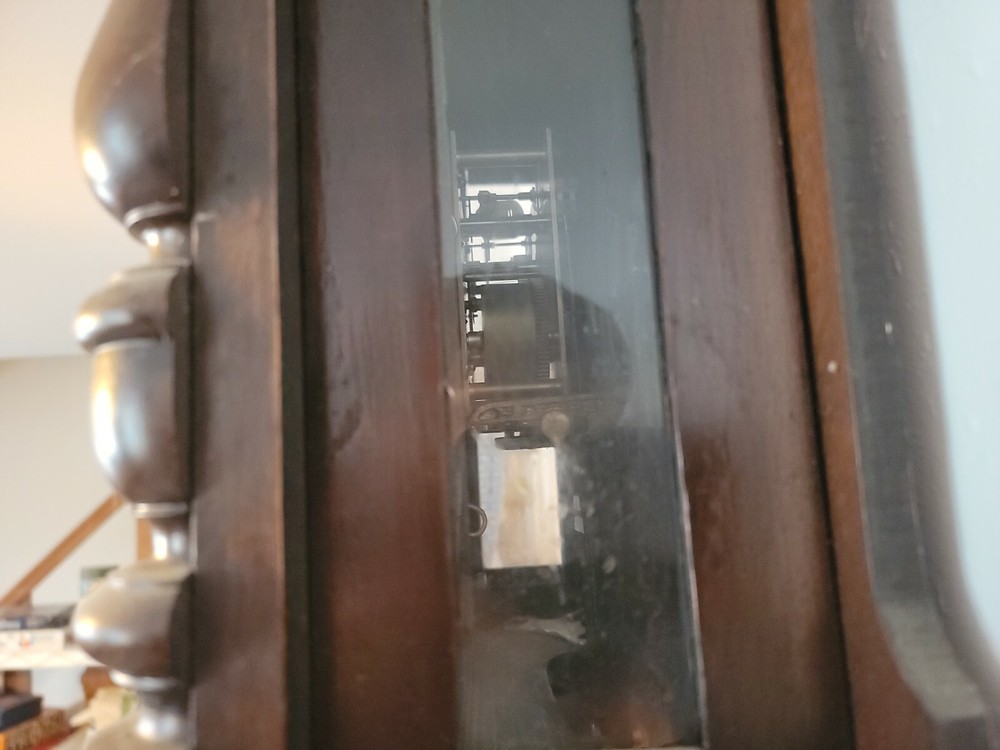 Vintage AS-IS Black Forest Wooden Clock