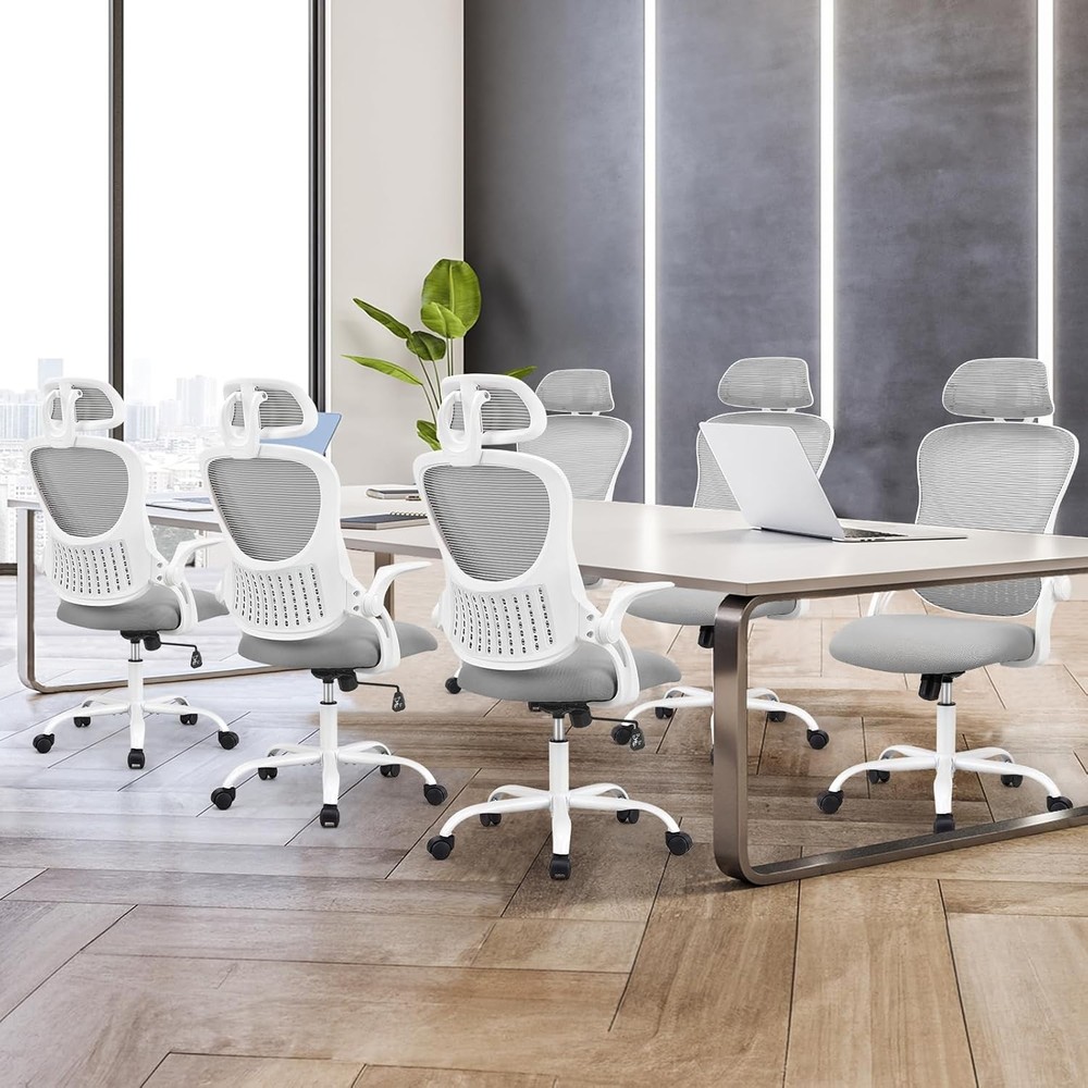 Home Office Desk Chair Ergonomic High-Back Mesh Rolling Work Computer Chairs