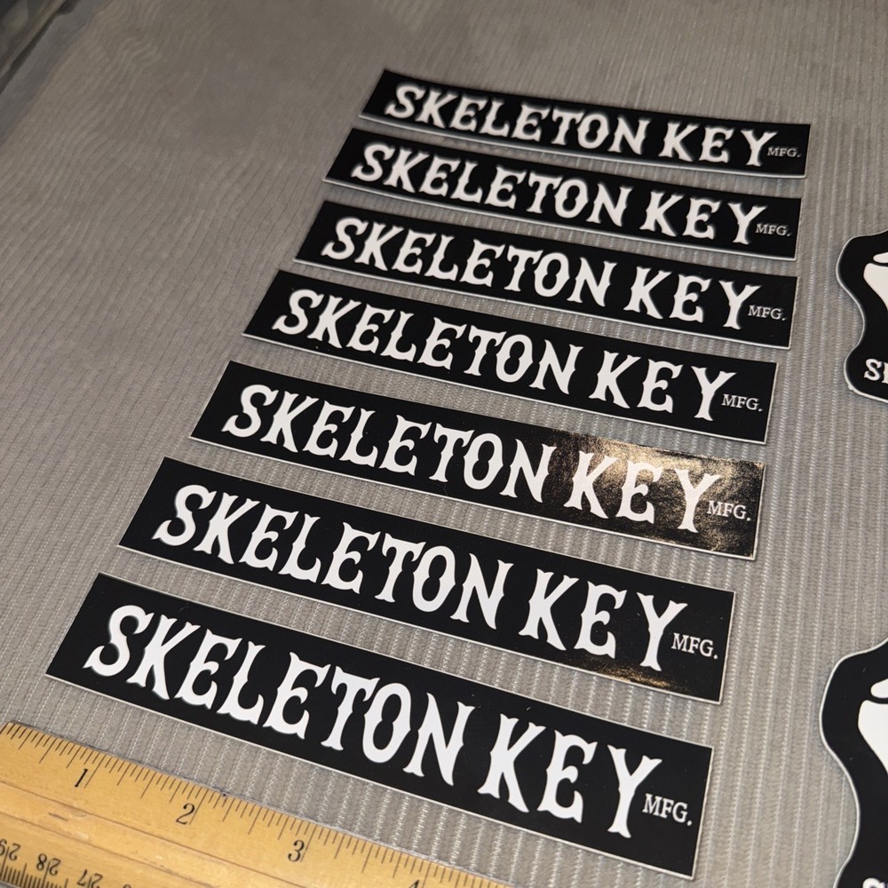 Skeleton Key Mfg. Stickers - 10 Pack - Middle Finger