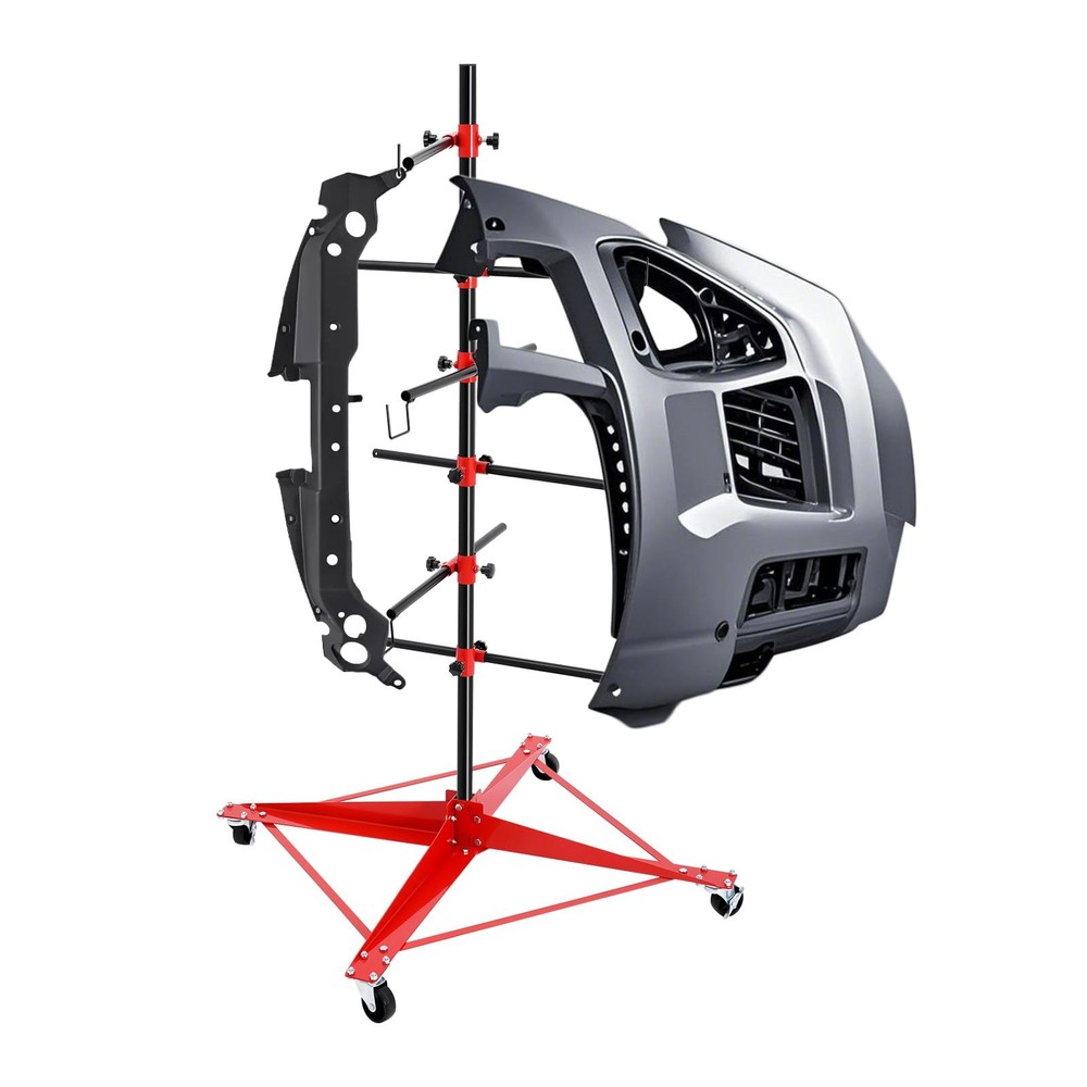 Automotive Panel Tree Paint Stand Heavy Duty 6 Adjustable Hooks 330 lbs