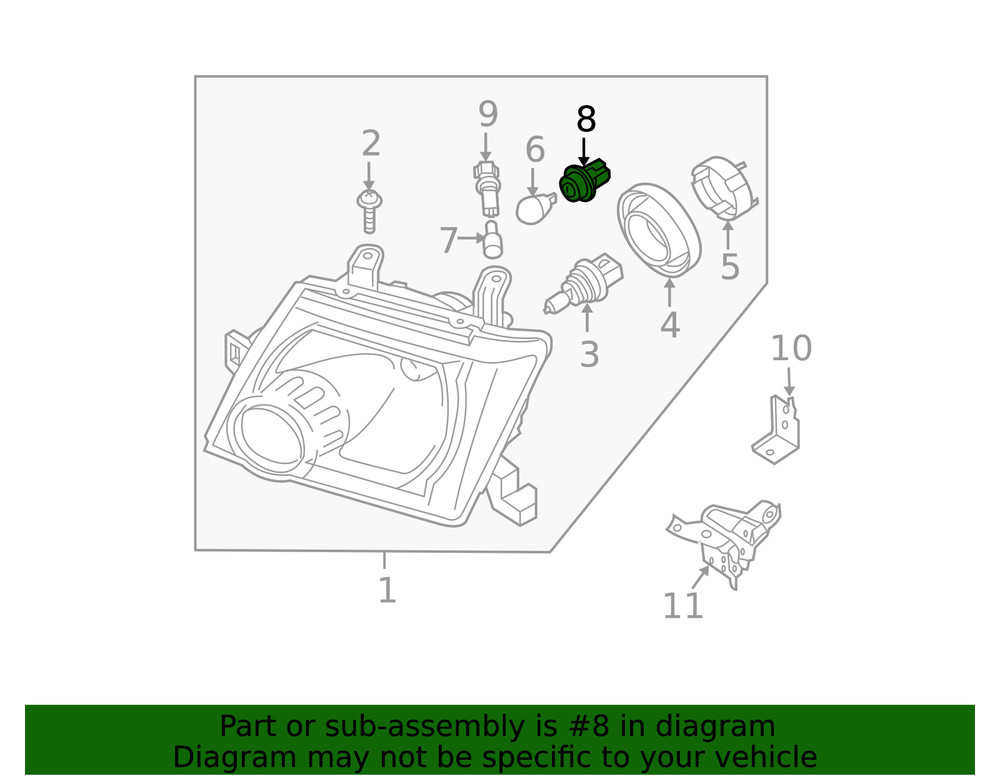 Genuine Nissan Socket 26243-9B909