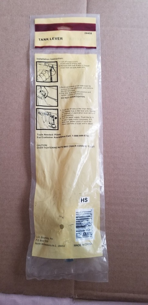 Tank Lever 24458 Chrome Plated Handle , NOS
