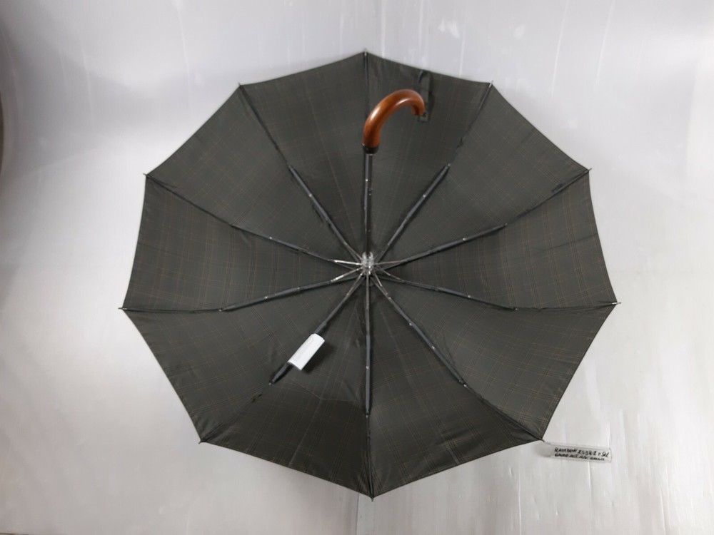Unisex Mini Umbrella - Automatic - 10 Sticks - Grey - 2532-1 - Rainbow