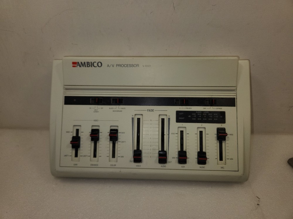Vintage 90's AMBICO Editing A/V Processor V-6321