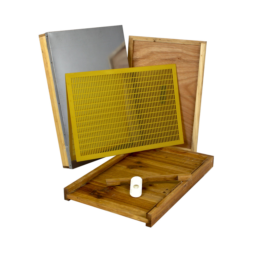 Wax-Coated 8 Frame Beehive - Starter Kit Starter Kit With 3 Frames