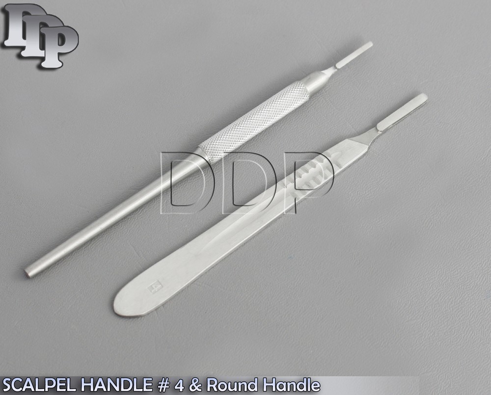 SCALPEL HANDLE # 4 & Round Handle