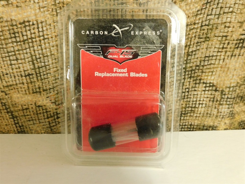 Carbon Express F-15 Dual Blade Fixed Replacement Blades Archery Bow Hunting