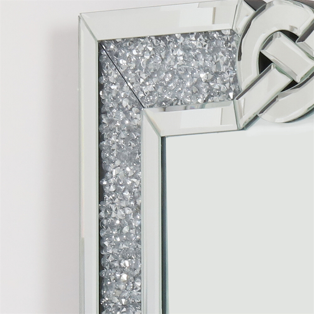 Crystal Mirror Crush Diamond Silver Mirrors for Wall Decor Rectangle Mirrors NEW