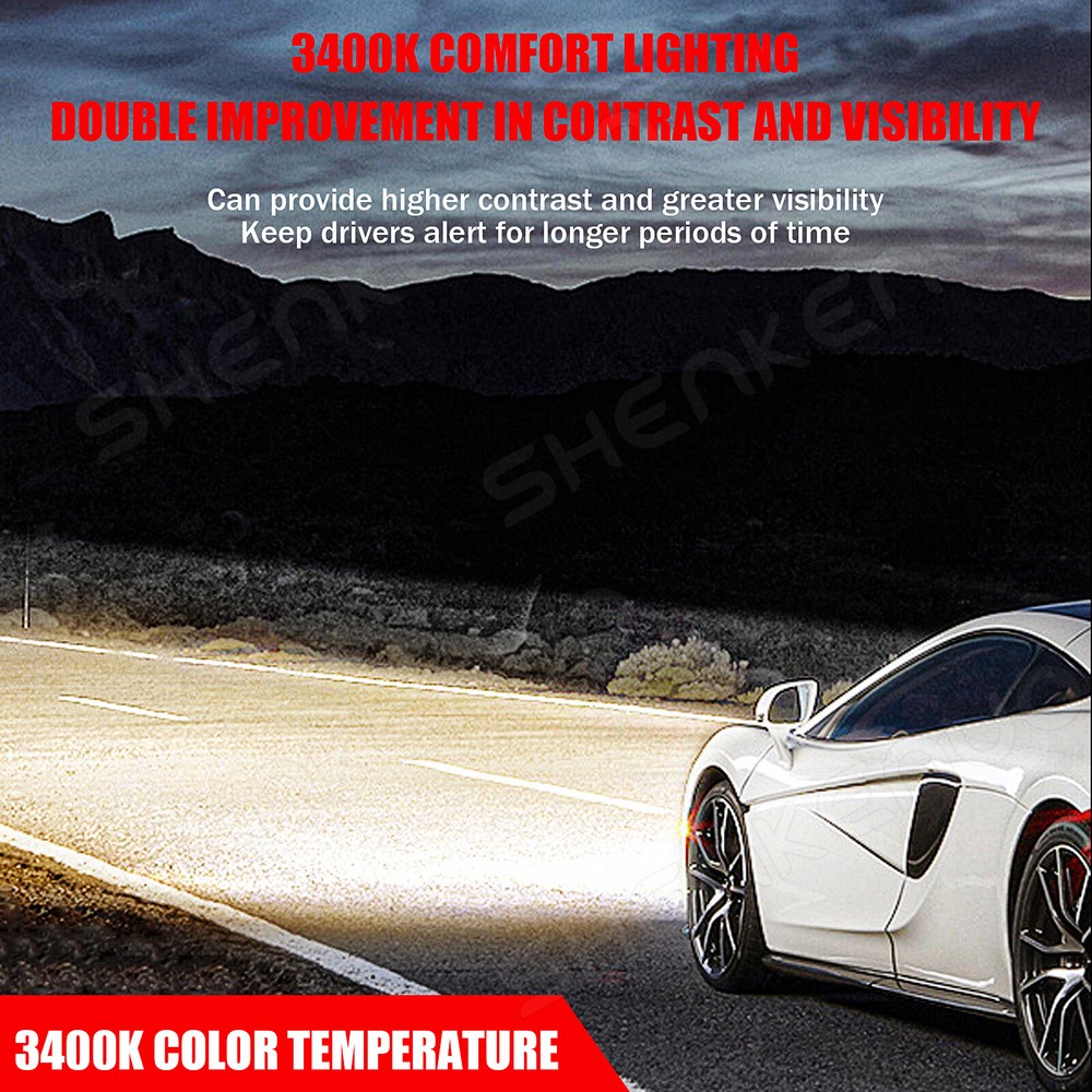 For Dodge Avenger 1995-2000 2008-2014 3400K Halogen Headlight Bulb High Low BP